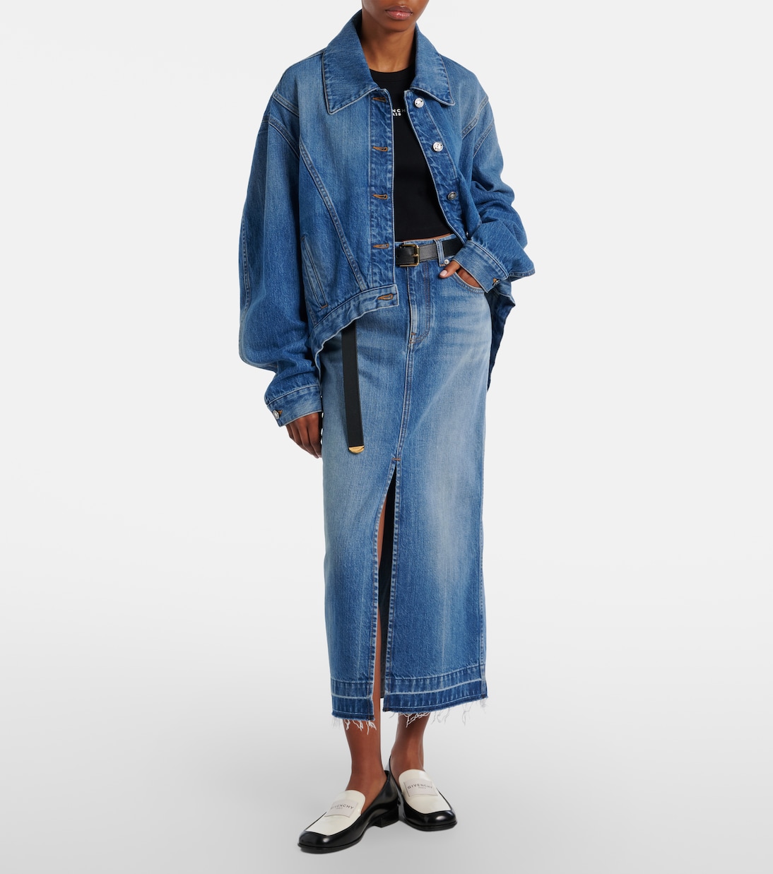 High-Rise-Jeansrock | Givenchy