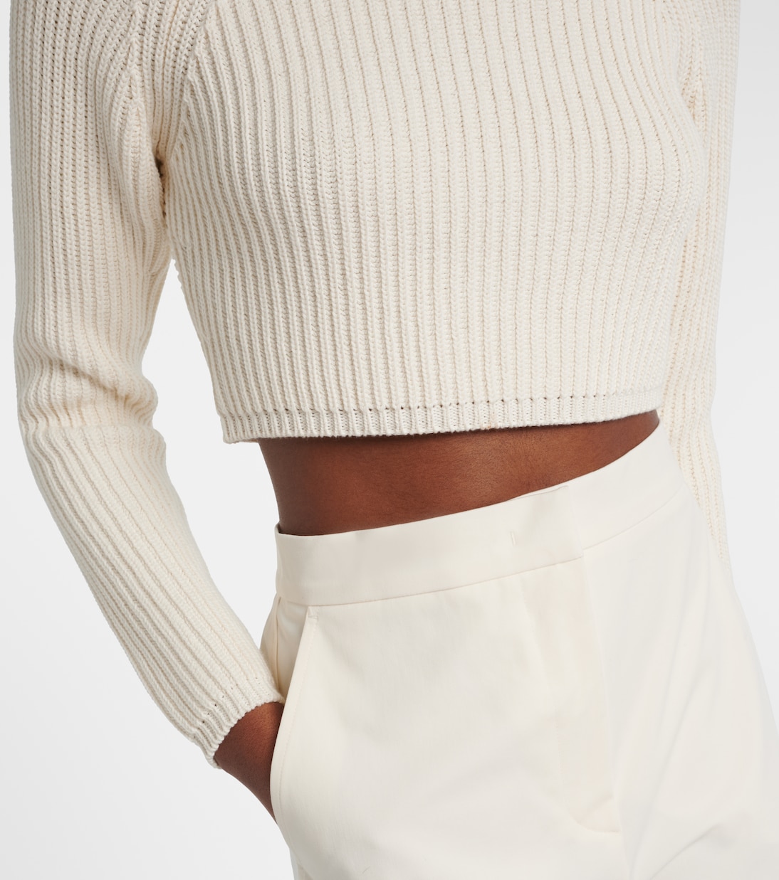 Pullover cropped Campo a coste | Max Mara