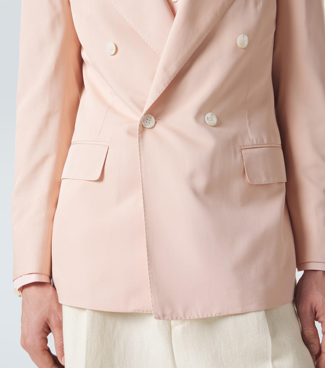 Richard double-breasted silk blazer | Umit Benan