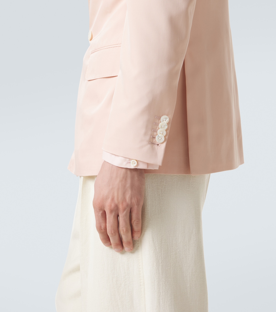 Richard double-breasted silk blazer | Umit Benan