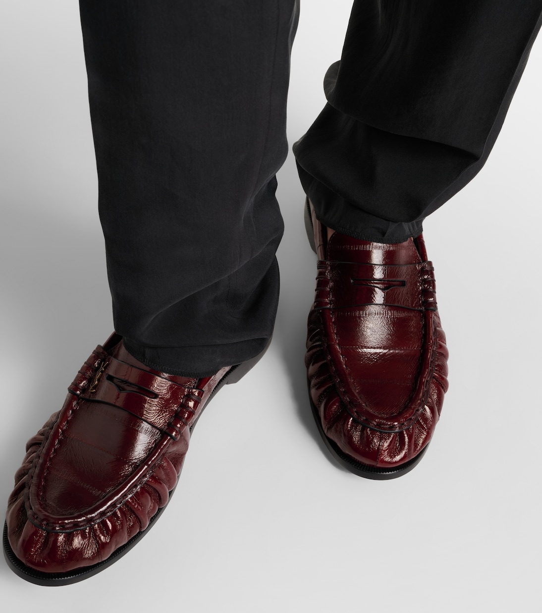 Mocasines penny Le Loafer de piel de anguila | Saint Laurent