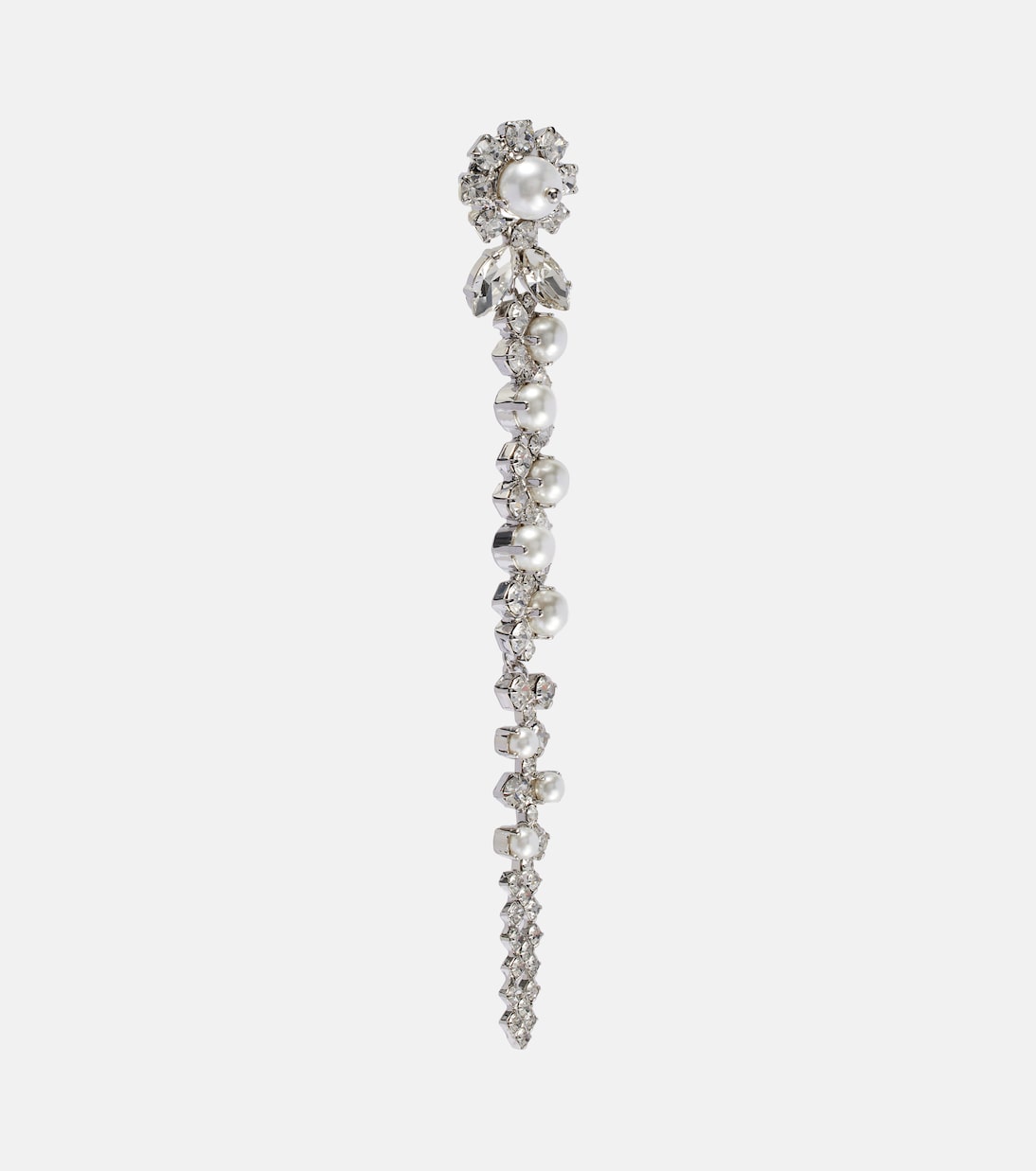 Embellished faux pearl drop earrings | Simone Rocha