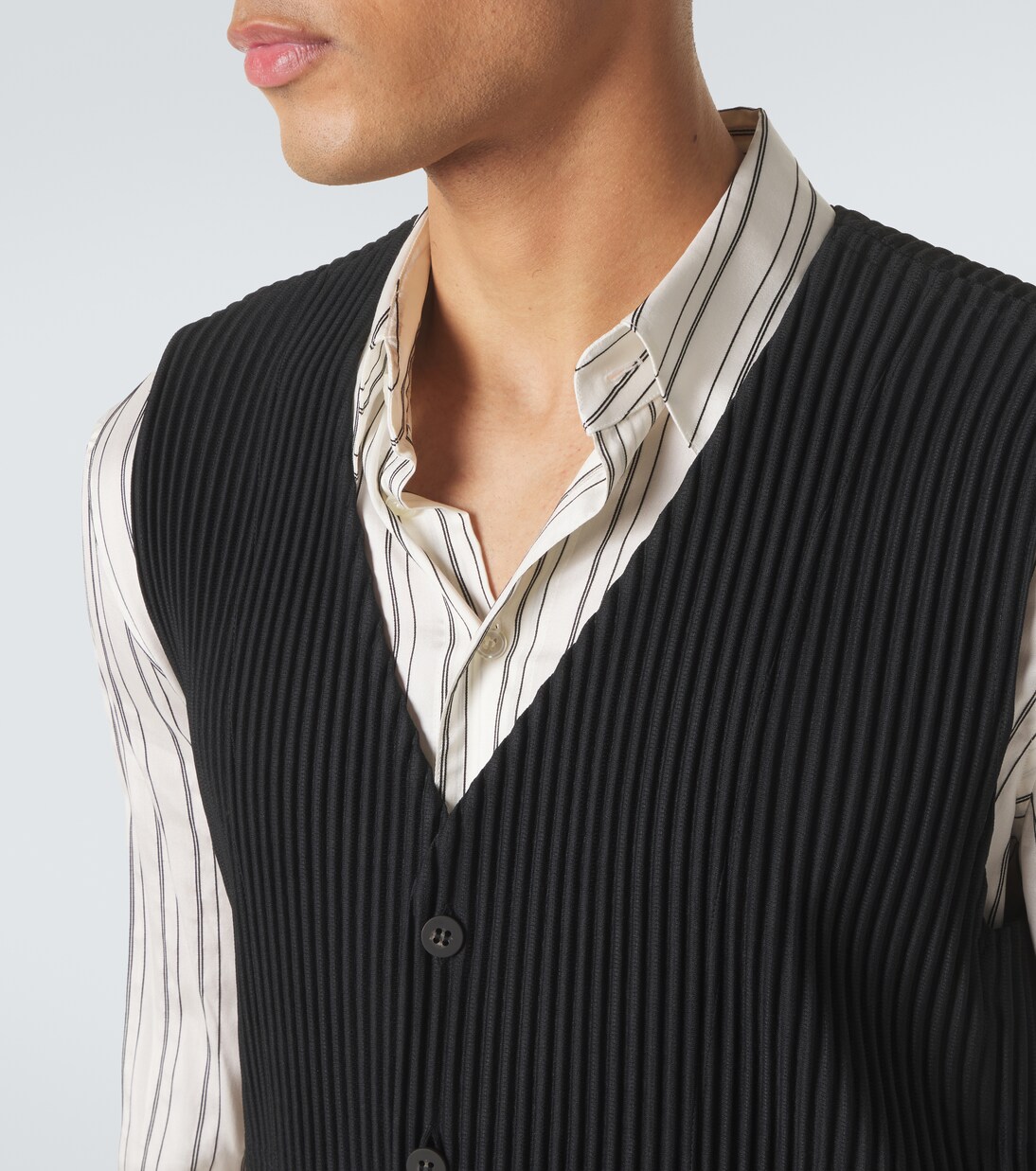 Basics pleated vest | Homme Plissé Issey Miyake