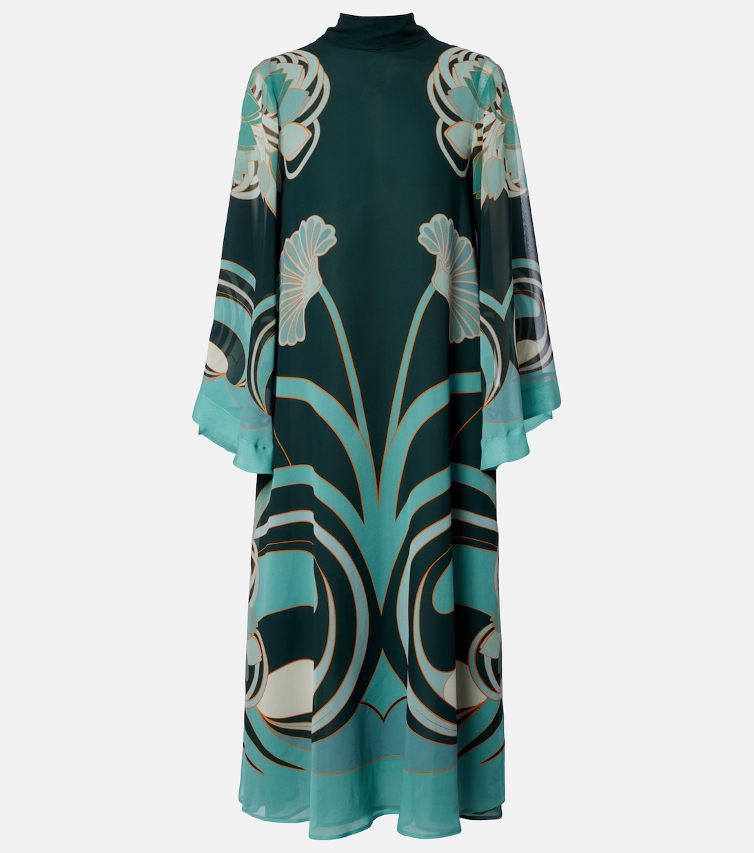 Midikleid Magnifico aus Seiden-Twill | La DoubleJ