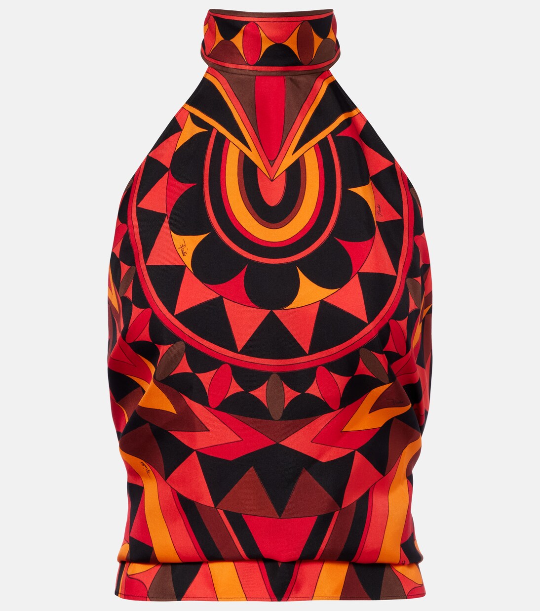 Top Manuba aus Seiden-Twill | Pucci