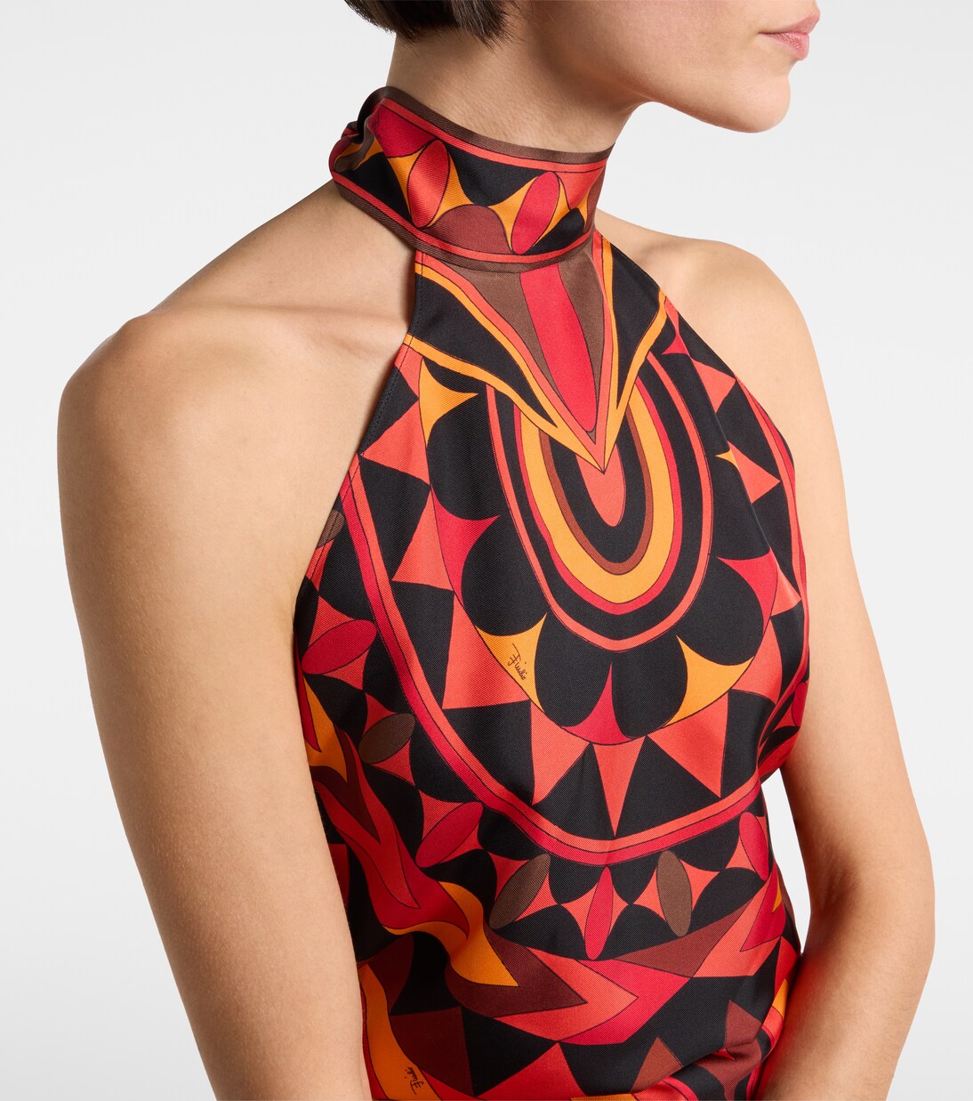 Top Manuba aus Seiden-Twill | Pucci