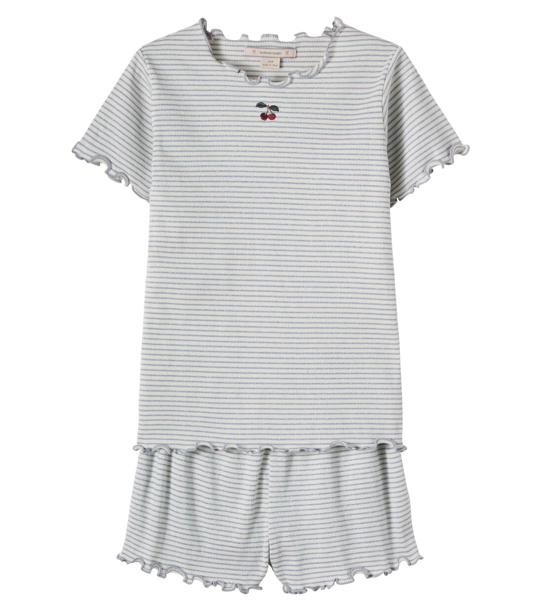 Roli striped cotton-blend T-shirt and shorts set | Konges Sløjd