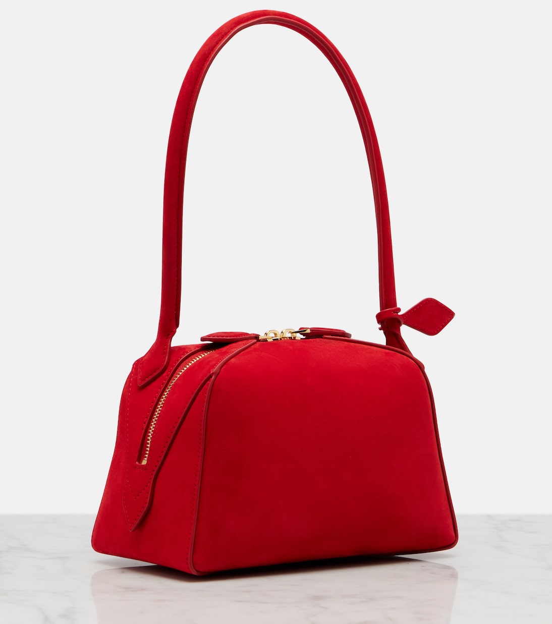 Schultertasche Le Bouledgue Small aus Veloursleder | Alaïa