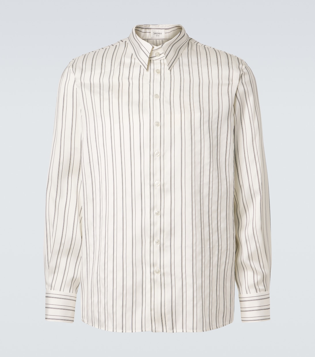 Striped silk shirt | Saint Laurent