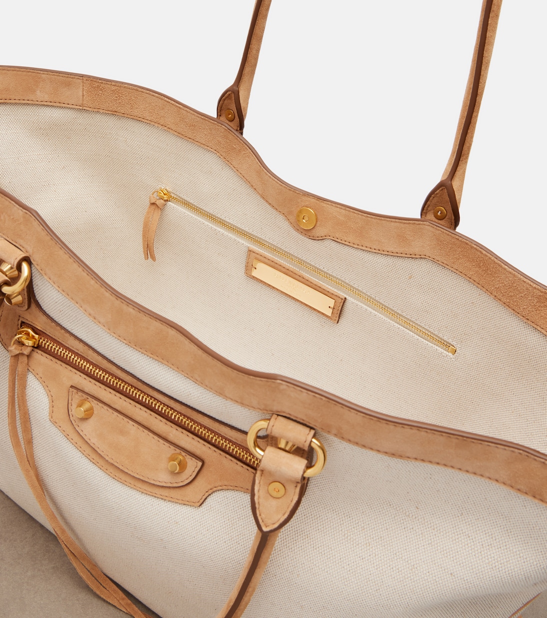 Le City Beach Medium canvas tote bag | Balenciaga