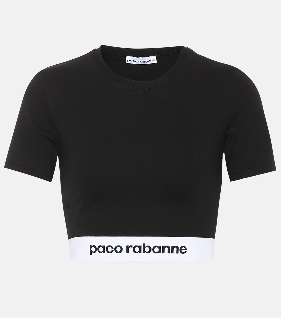 Cropped-Top aus Jersey | Rabanne