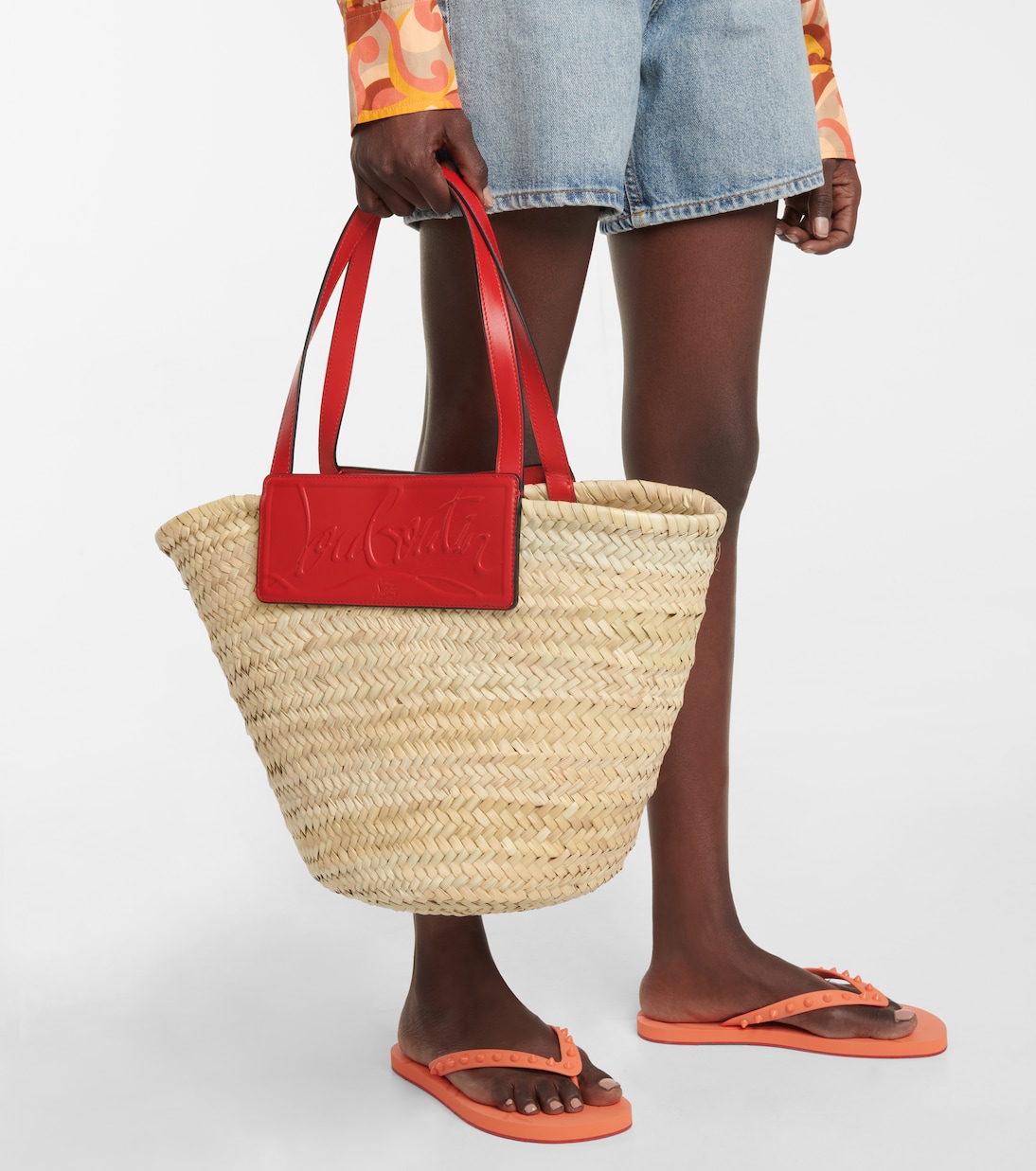 Loubishore woven tote | Christian Louboutin