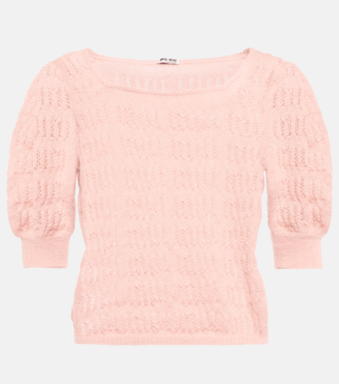 Top en mohair mélangé | Miu Miu