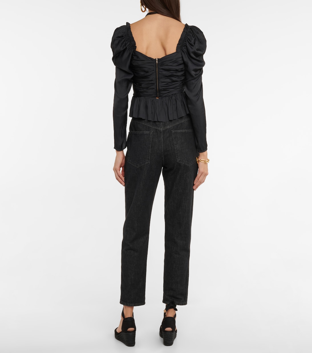 Bluse Mirelle aus Satin | Ulla Johnson