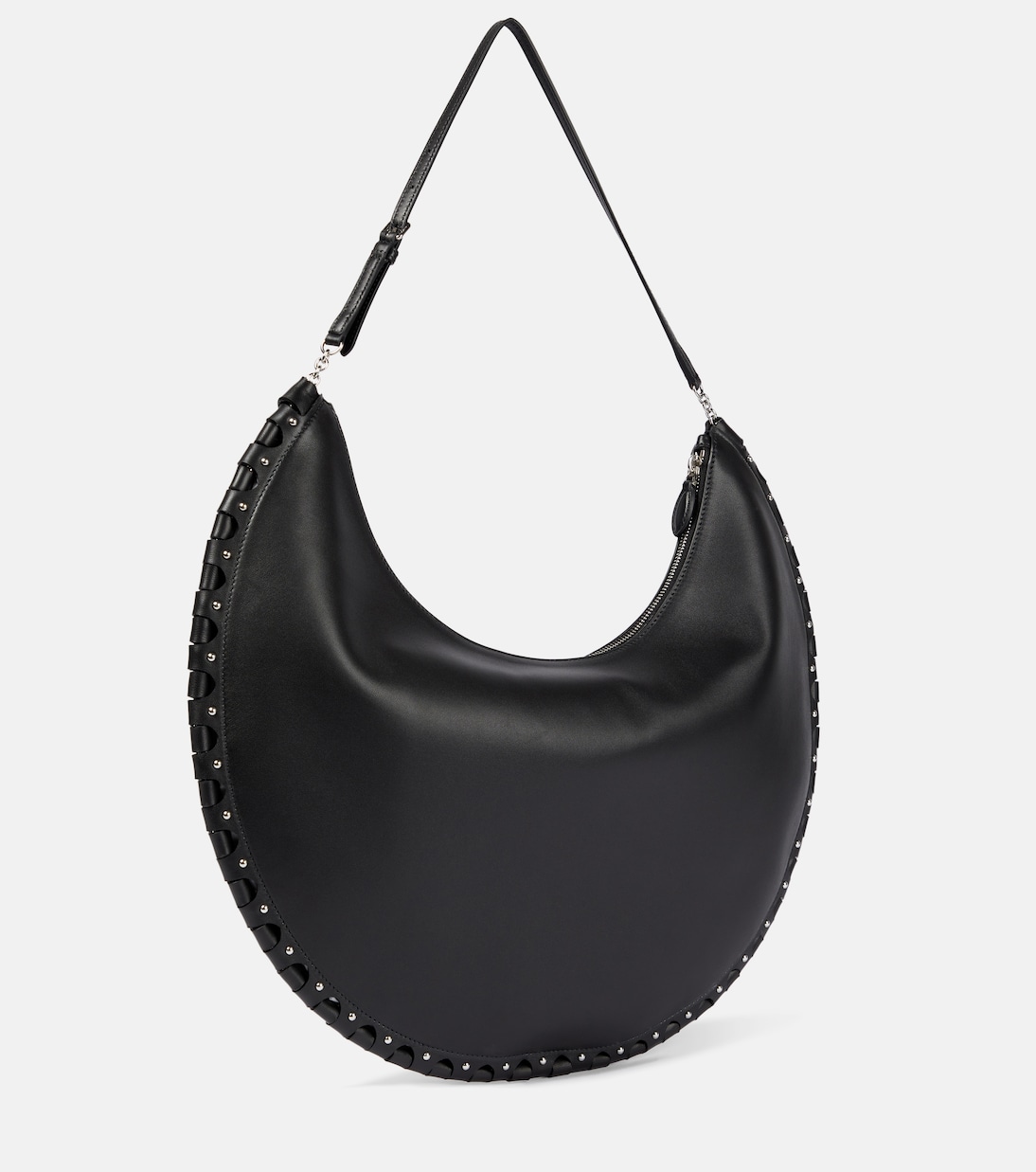 Le Demi-Lune Large leather shoulder bag | Alaïa