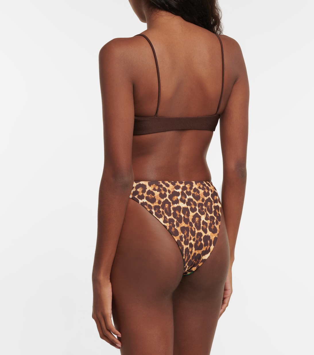 Culotte de bikini réversible Sana imprimée | Tropic of C