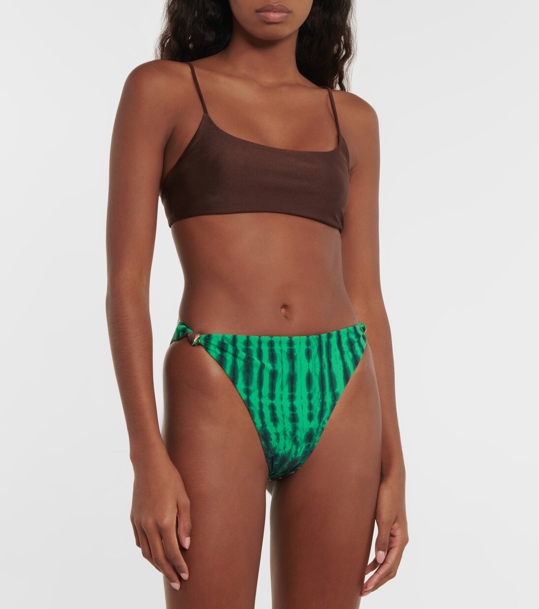 Culotte de bikini réversible Sana imprimée | Tropic of C