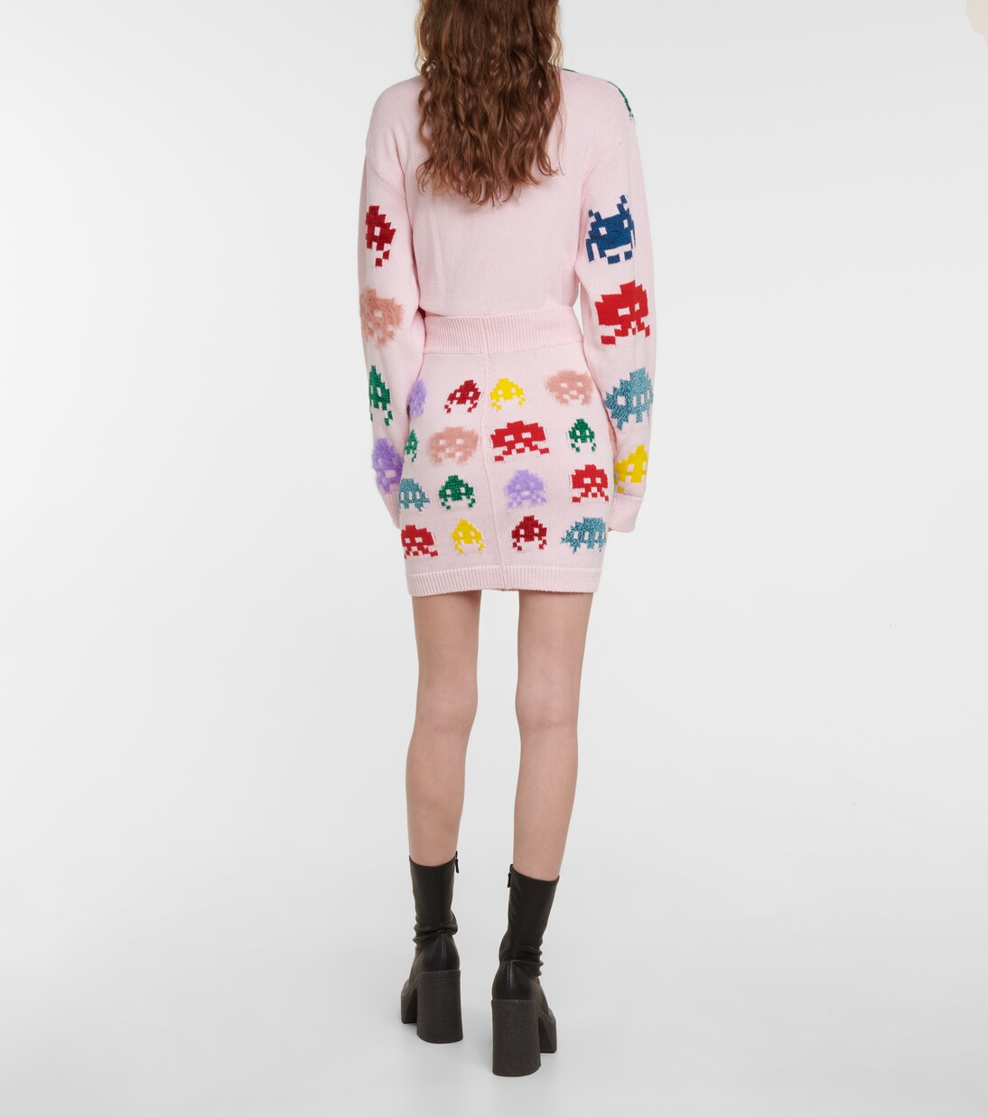 Minifalda de punto en mezcla de lana | Stella McCartney