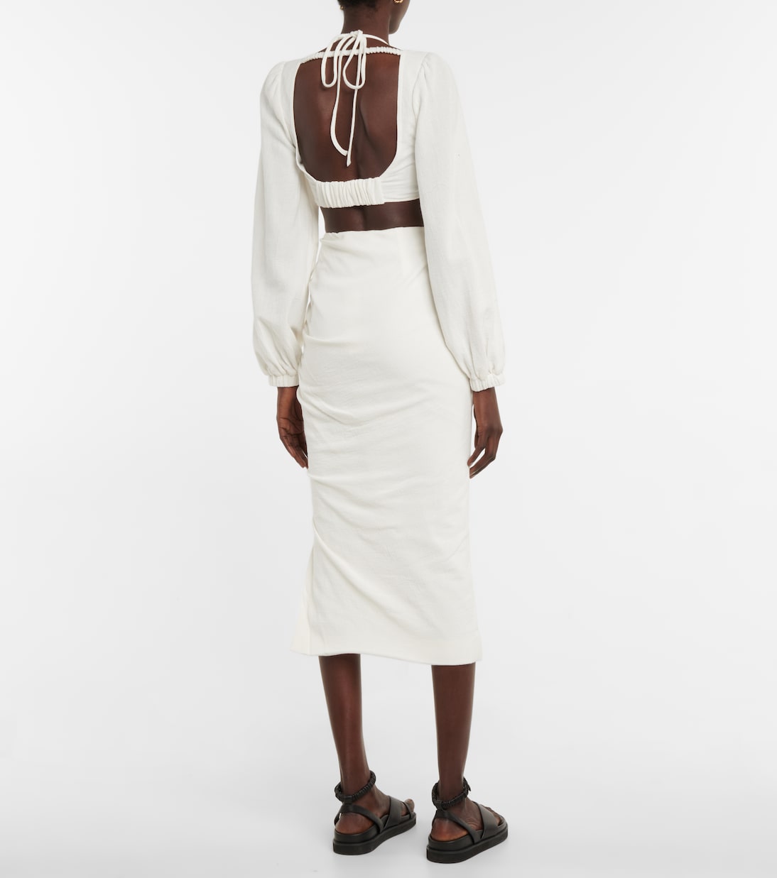 Cropped-Top Enya aus Baumwoll-Gaze | Simkhai