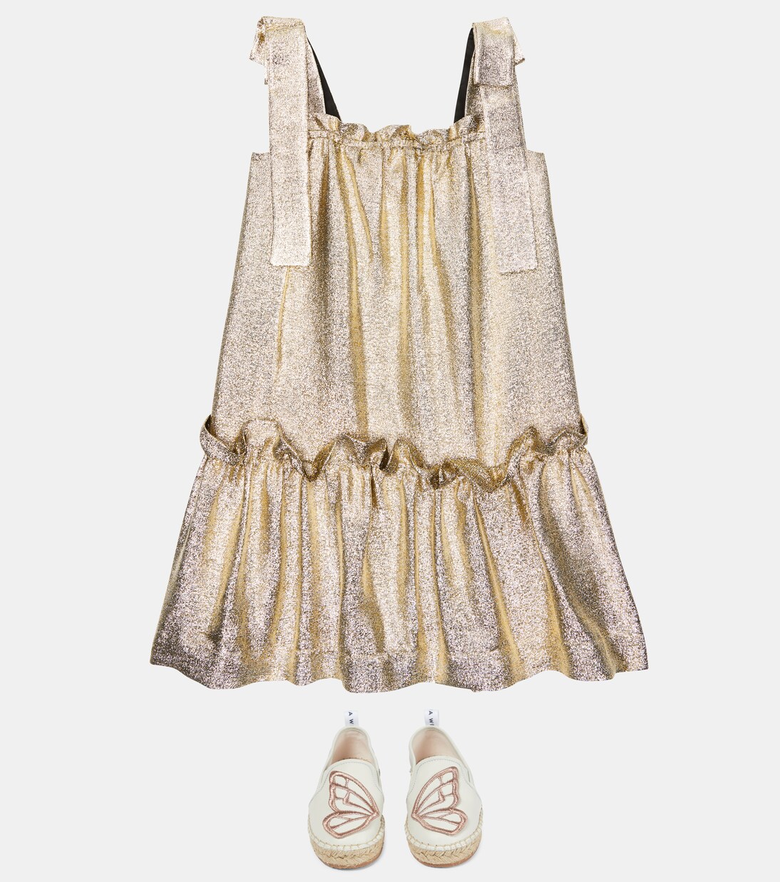 Metallic dress | Stella McCartney Kids