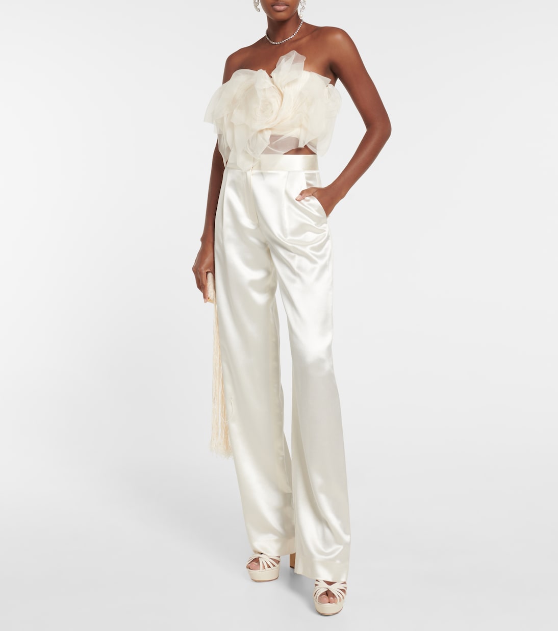 Macie silk organza bustier | Danielle Frankel