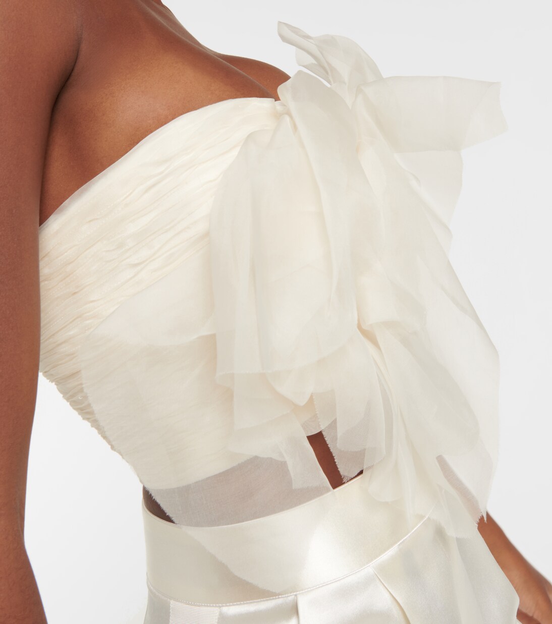 Macie silk organza bustier | Danielle Frankel