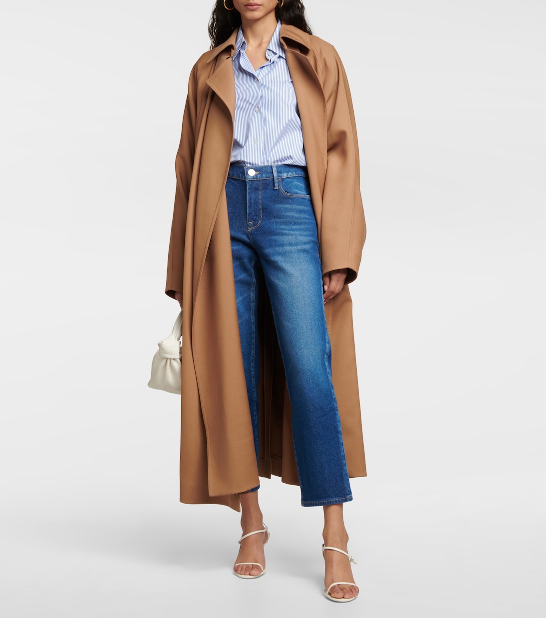 Mid-Rise Straight Jeans Le Nouveau | Frame