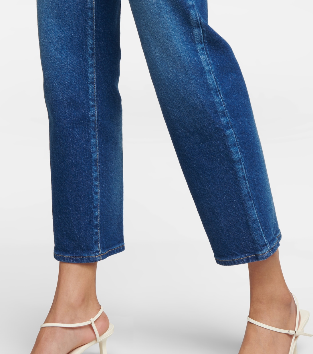 Mid-Rise Straight Jeans Le Nouveau | Frame