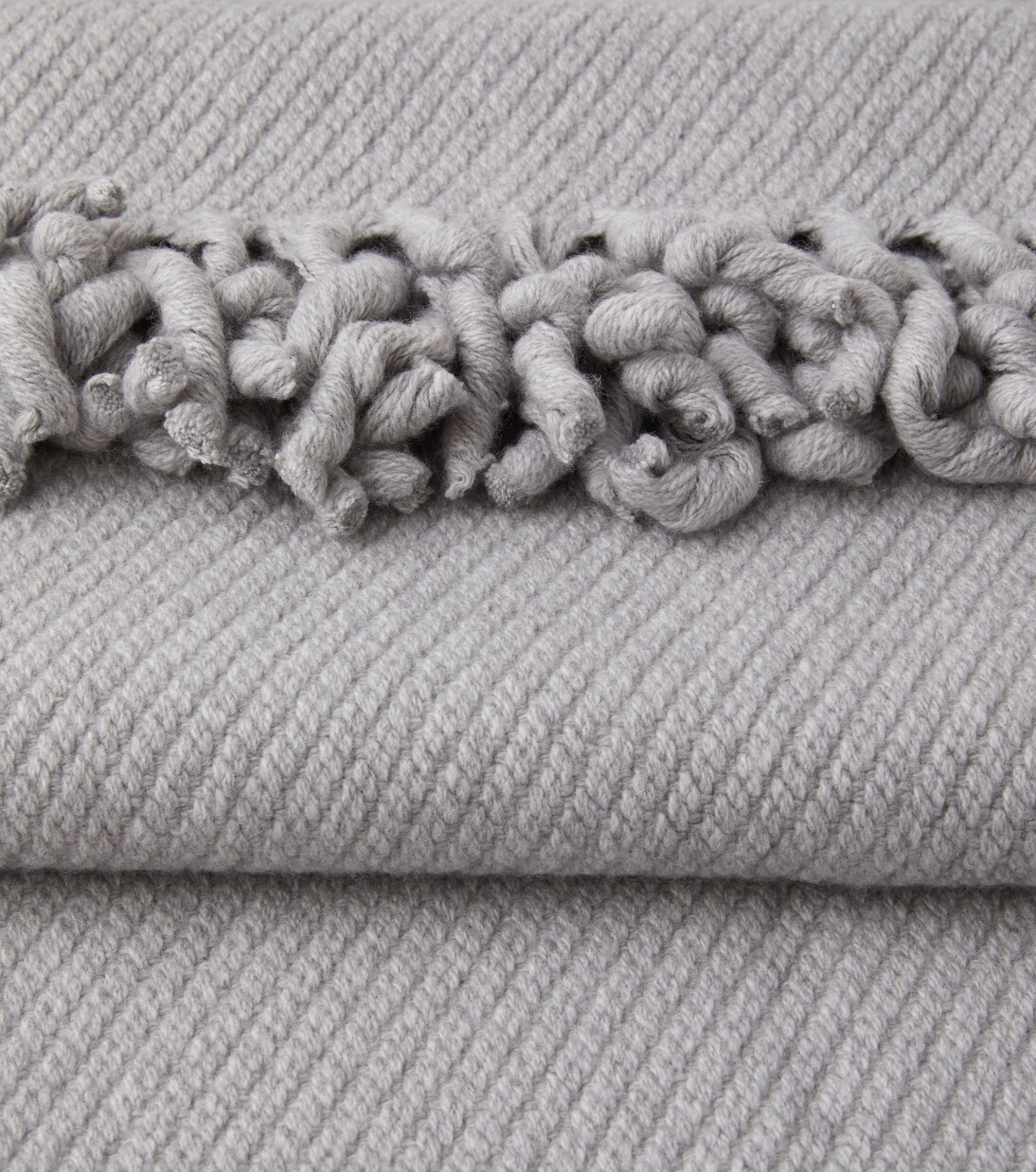 Logo jacquard cashmere throw | Loro Piana
