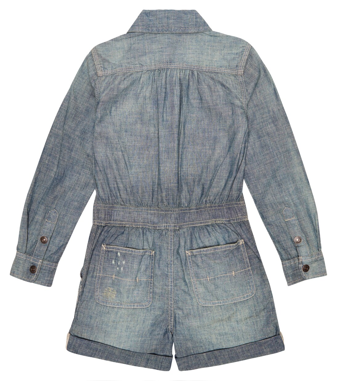 Cotton chambray playsuit | Polo Ralph Lauren Kids
