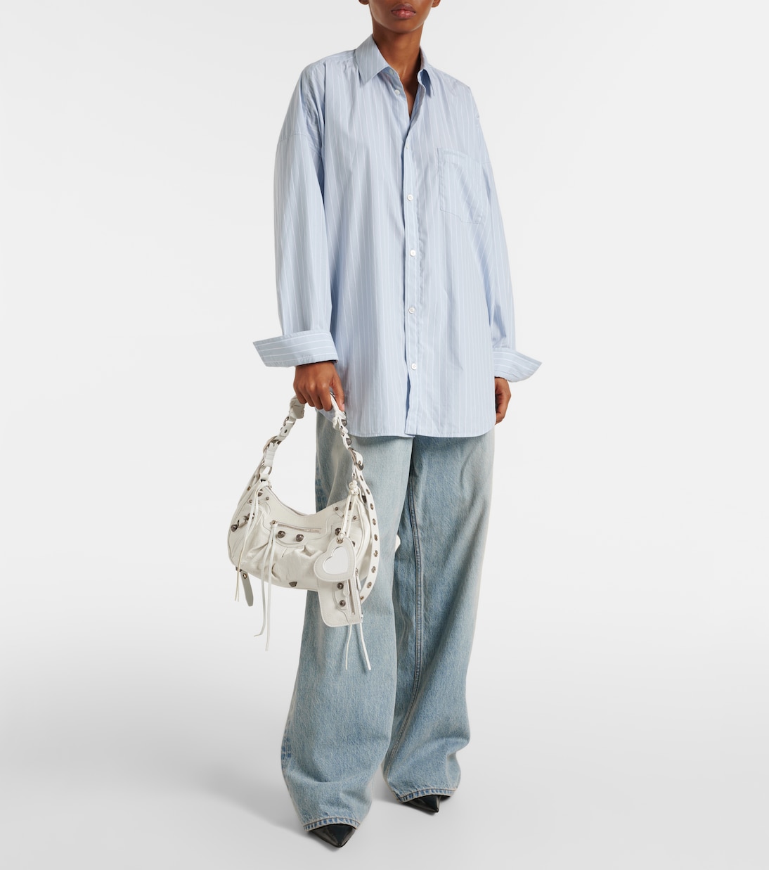 Le Cagole Small leather shoulder bag | Balenciaga