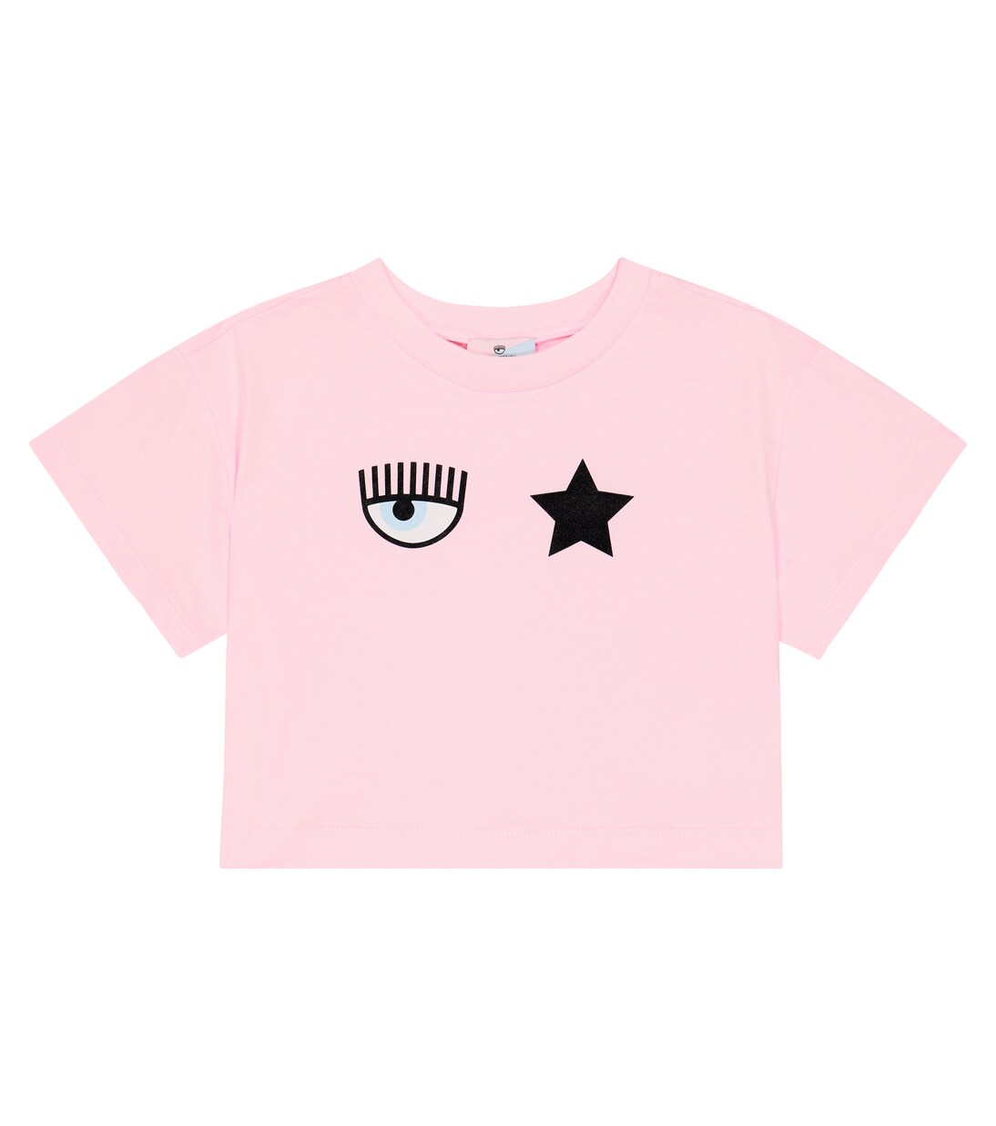 x Chiara Ferragni eye-motif jersey T-shirt | Monnalisa