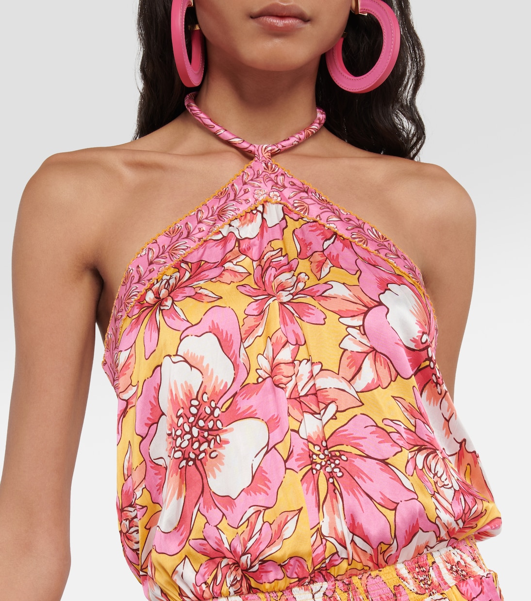 Mono Isabelle con cuello halter | Poupette St Barth