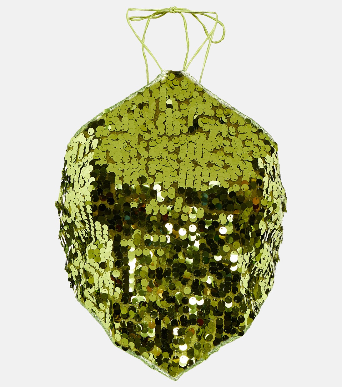 Cropped-Top mit Pailletten | Oséree