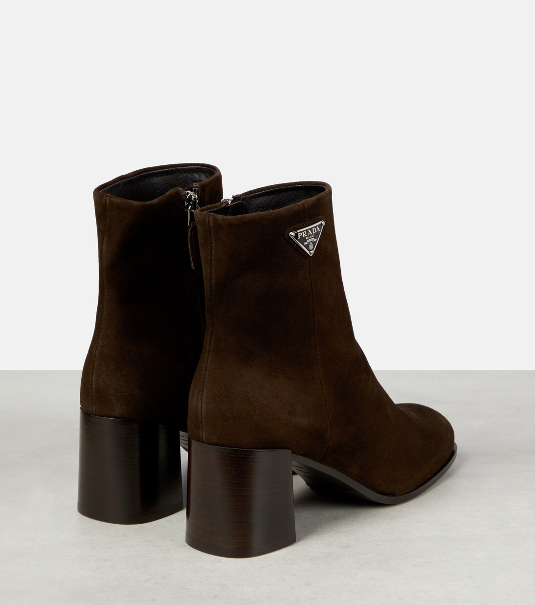 Suede ankle boots | Prada