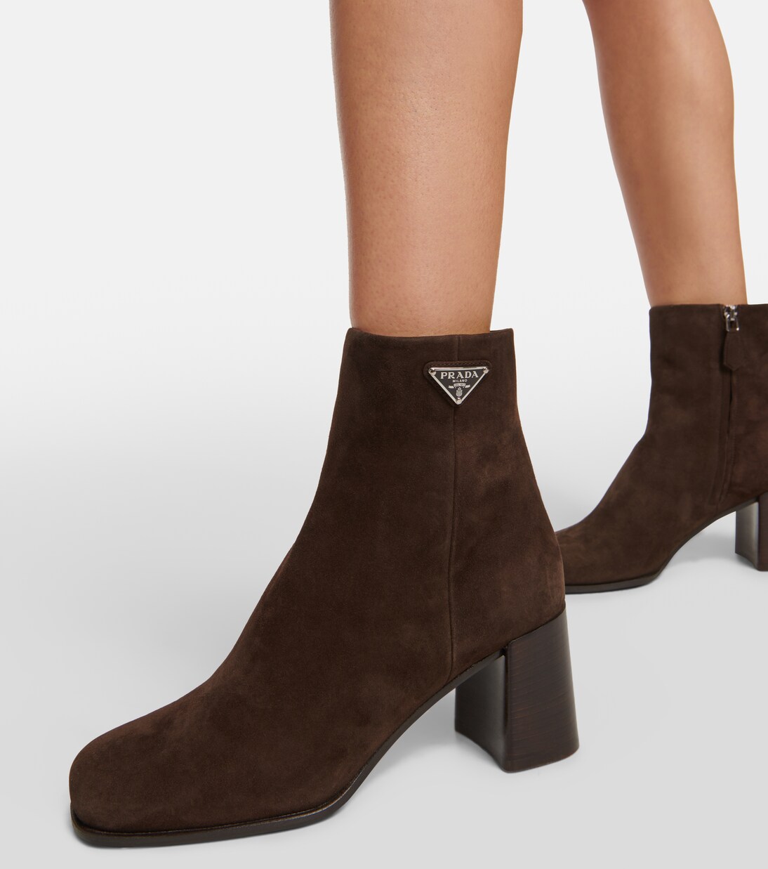Suede ankle boots | Prada