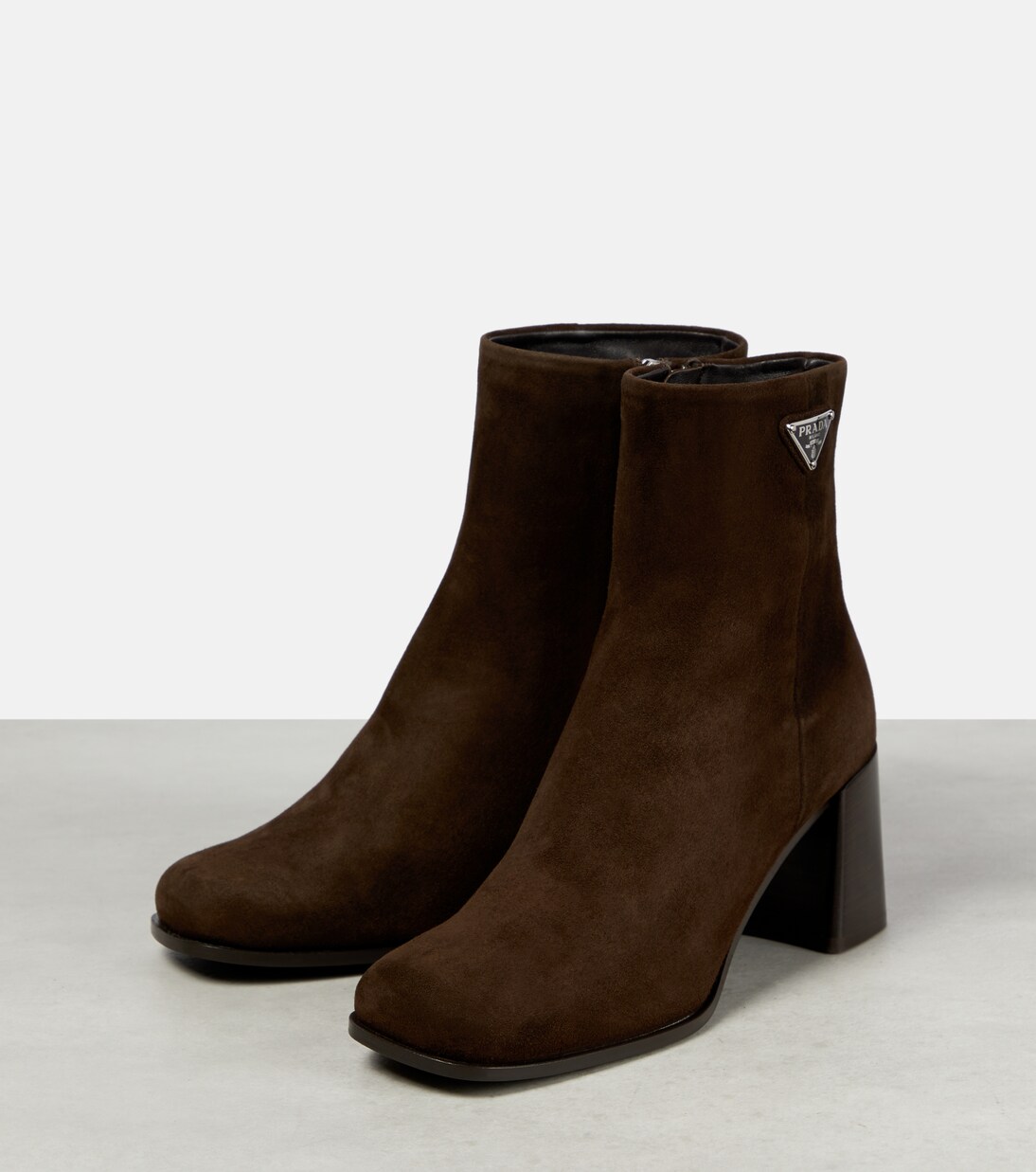 Suede ankle boots | Prada