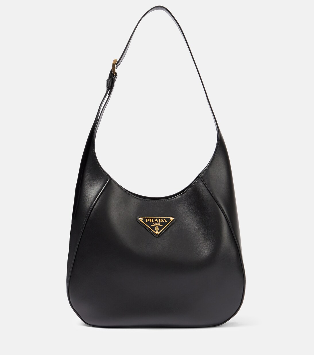 City Medium leather shoulder bag  | Prada