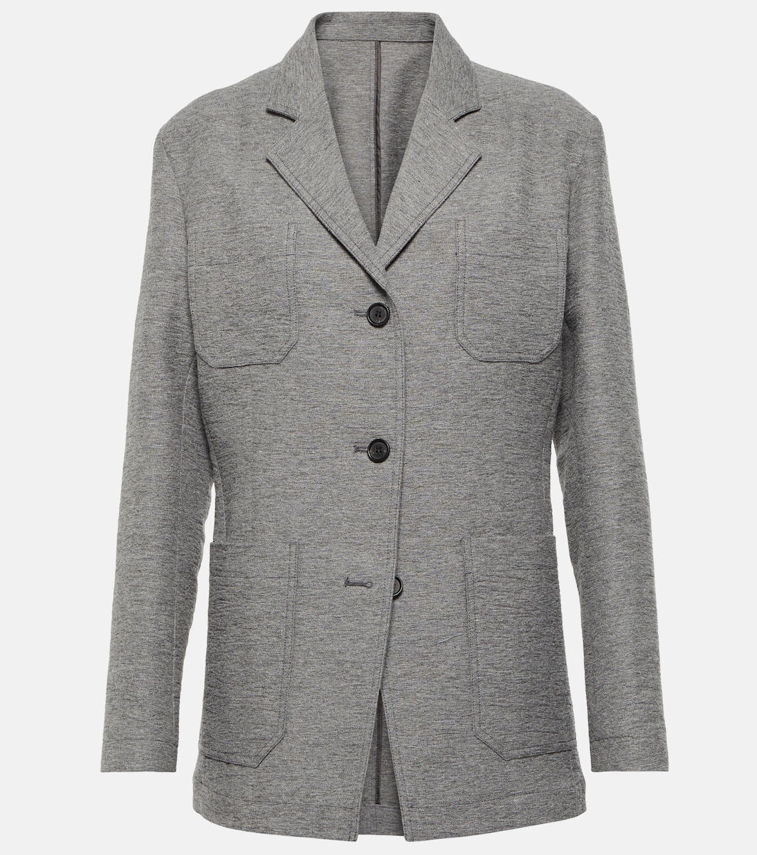 Fitted wool-blend blazer | Toteme