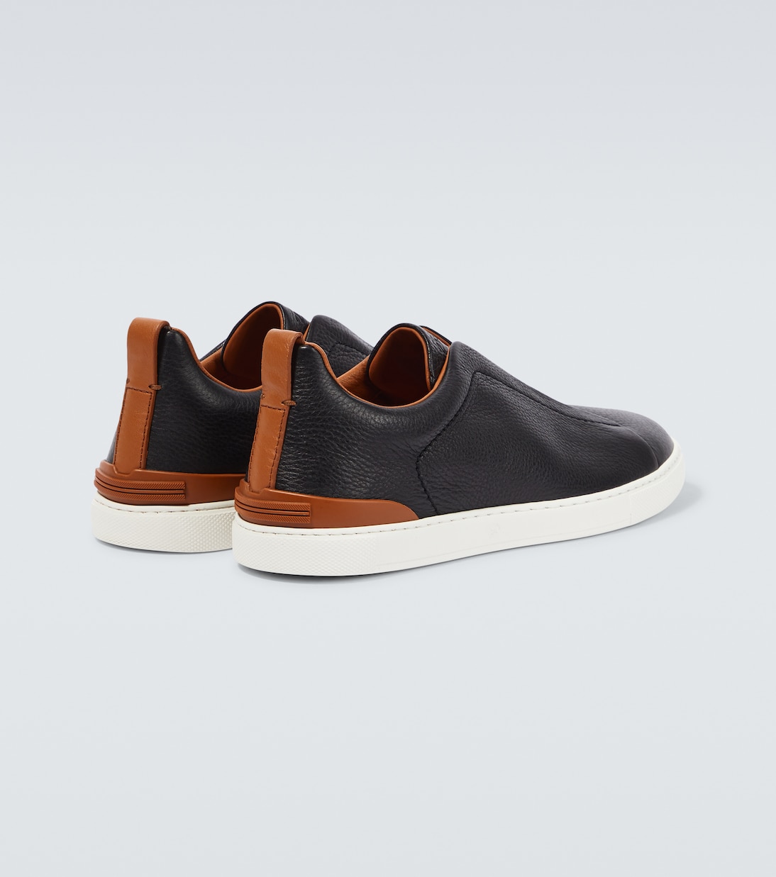 Triple Stitch leather sneakers | Zegna