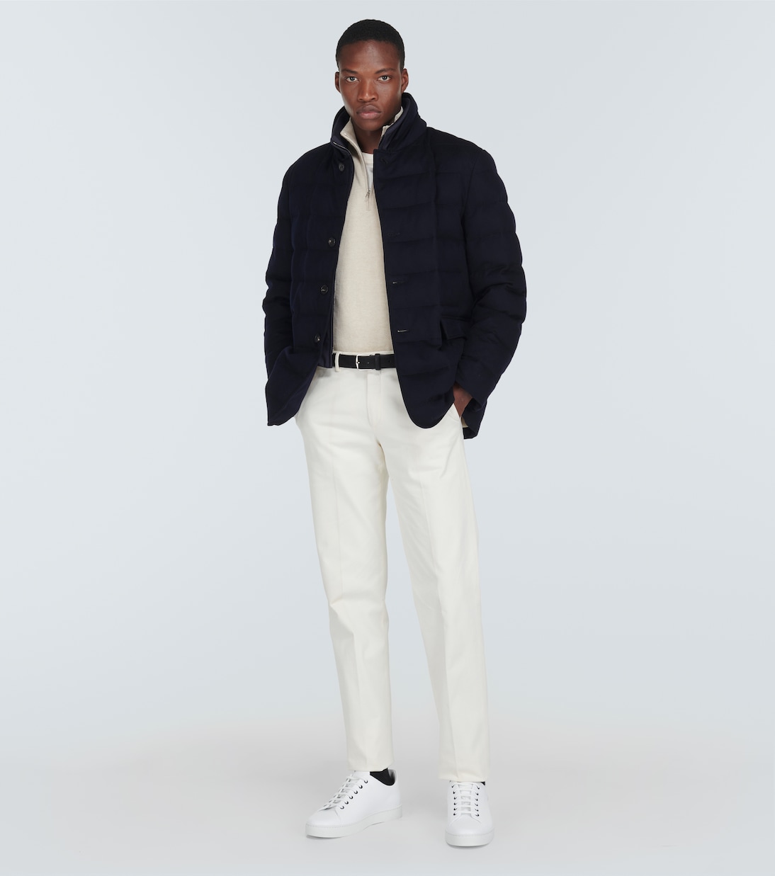 Semanado leather sneakers | Manolo Blahnik