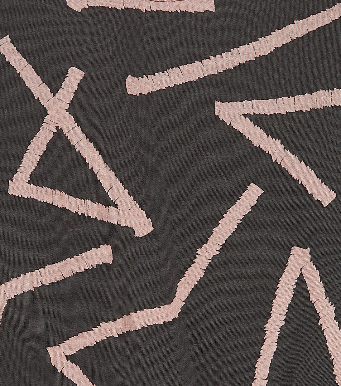 Lines printed cotton sweatshirt | Bobo Choses