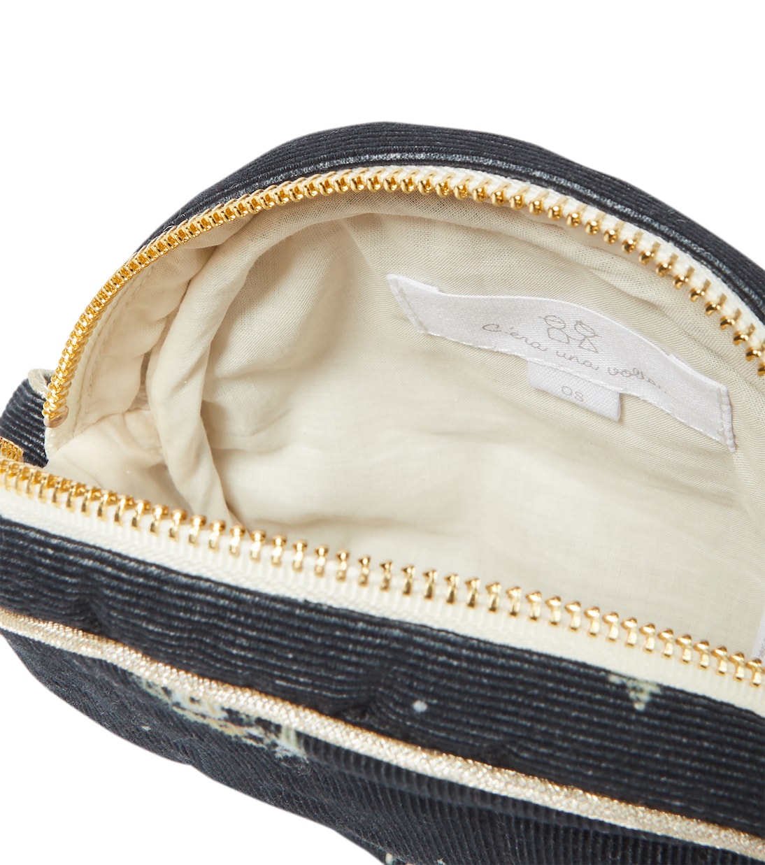 Floral corduroy crossbody bag | C'era Una Volta