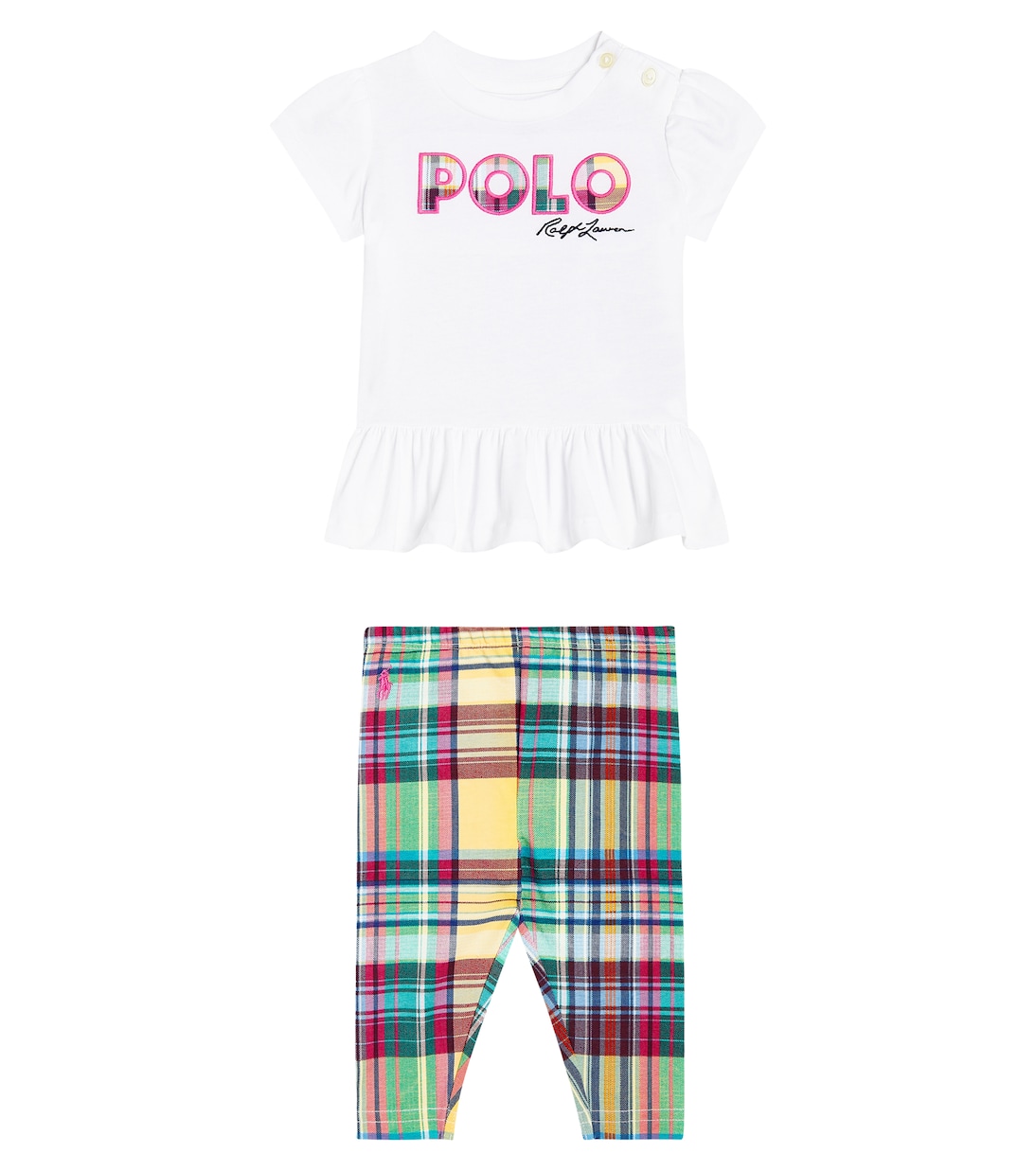 Baby cotton top and leggings set  | Polo Ralph Lauren Kids