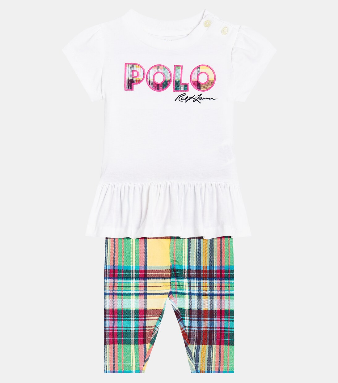 Baby cotton top and leggings set  | Polo Ralph Lauren Kids