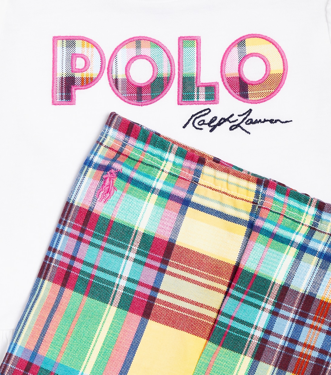 Baby cotton top and leggings set  | Polo Ralph Lauren Kids