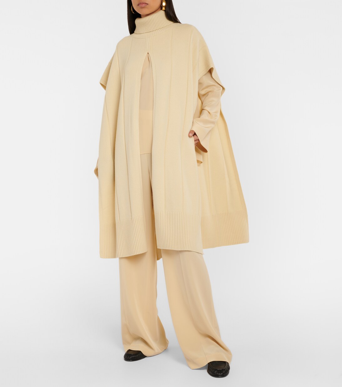 Pantalon ample Hulin en crêpe de soie | Joseph