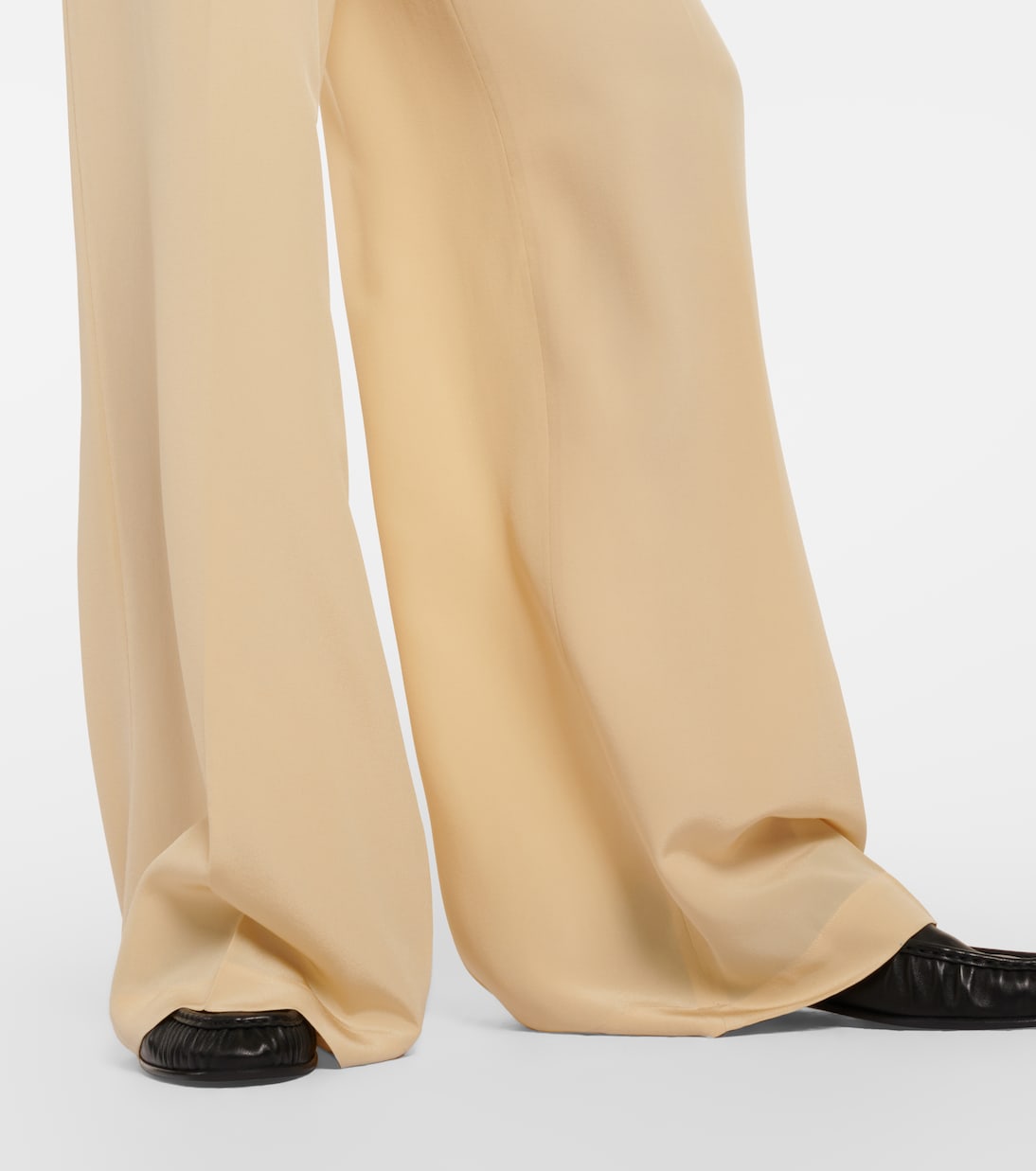 Pantalon ample Hulin en crêpe de soie | Joseph