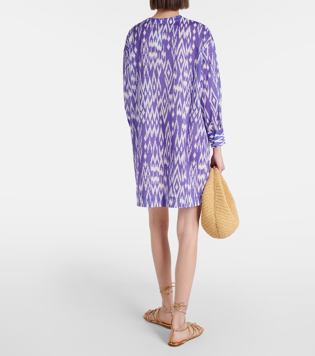 Robe chemise Hurricane imprimée en coton | Eres