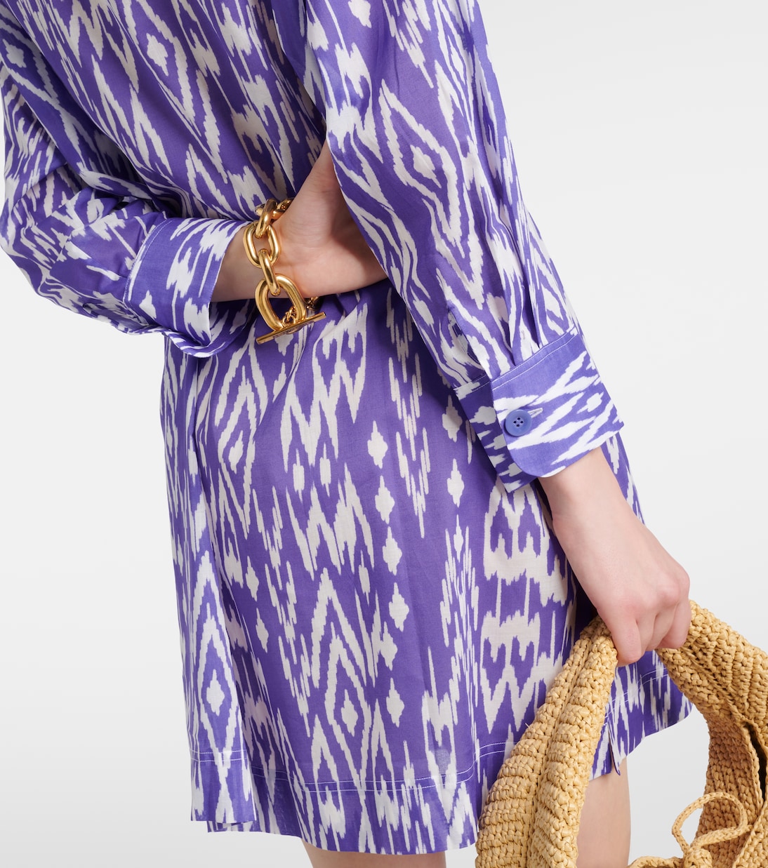 Robe chemise Hurricane imprimée en coton | Eres